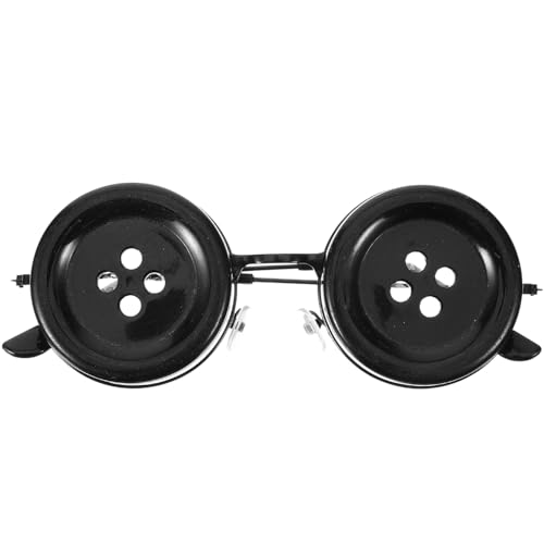 Holibanna Button-Brille Brillen Halloween-Brille Button-Eye-Sonnenbrille Glassee Button-Augen-Brille 90Er-Jahre-Afults-Zubehör Uk Runde Sonnenbrille Lustige Sonnenbrille Für Damen von Holibanna