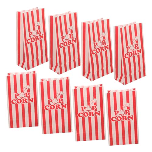 Holibanna Popcorn Papiertüten Fettdichte Kraftpapier Popcorntüten Für Snacks Party Und Filmabende Großpackung Für Zuhause Und Veranstaltungen von Holibanna