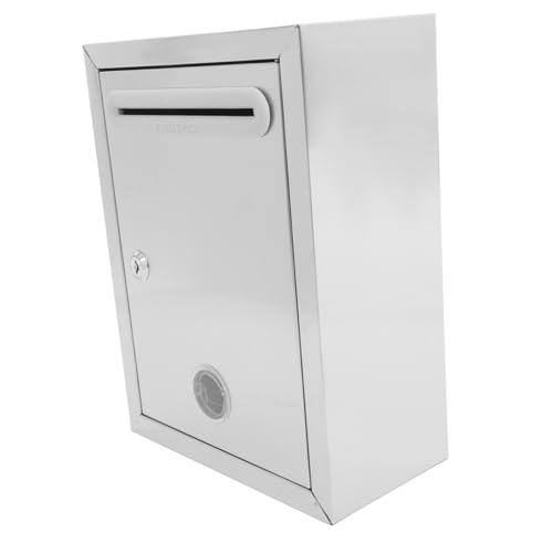 Holibanna Spendenbox mit Schloss Sichere Wandmontage Vorschlagsbox für Briefe Spenden und Abstimmungen Robuste Abschließbare Quittungsbox für Zuhause und Büro Holibanna Spendenbox mit Schloss Sichere Wandmontage Vorschlagsbox für Briefe Spenden und Abstimmungen Robuste Abschließbare Quittungsbox für Zuhause und Büro von Holibanna