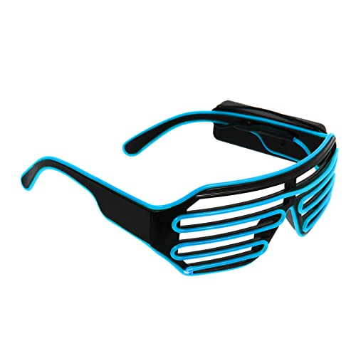 Holibanna Wireless LED Luminous Brillen Lustige Partybrille Für Nachtclubs Rave Und Maskerade Drahtlose LED Eyewear Standard Ideal Für Feiern Und Dekoration von Holibanna