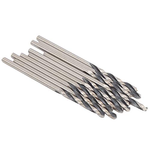 Holigie Holzbohrer-Set, Spiralbohrer-Set, kleiner gerader Schaft, 1,80 mm, 10 Stück, Hartmetallbohrer zum Stanzen von Perlen Holigie Holzbohrer-Set, Spiralbohrer-Set, kleiner gerader Schaft, 1,80 mm, 10 Stück, Hartmetallbohrer zum Stanzen von Perlen von Holigie