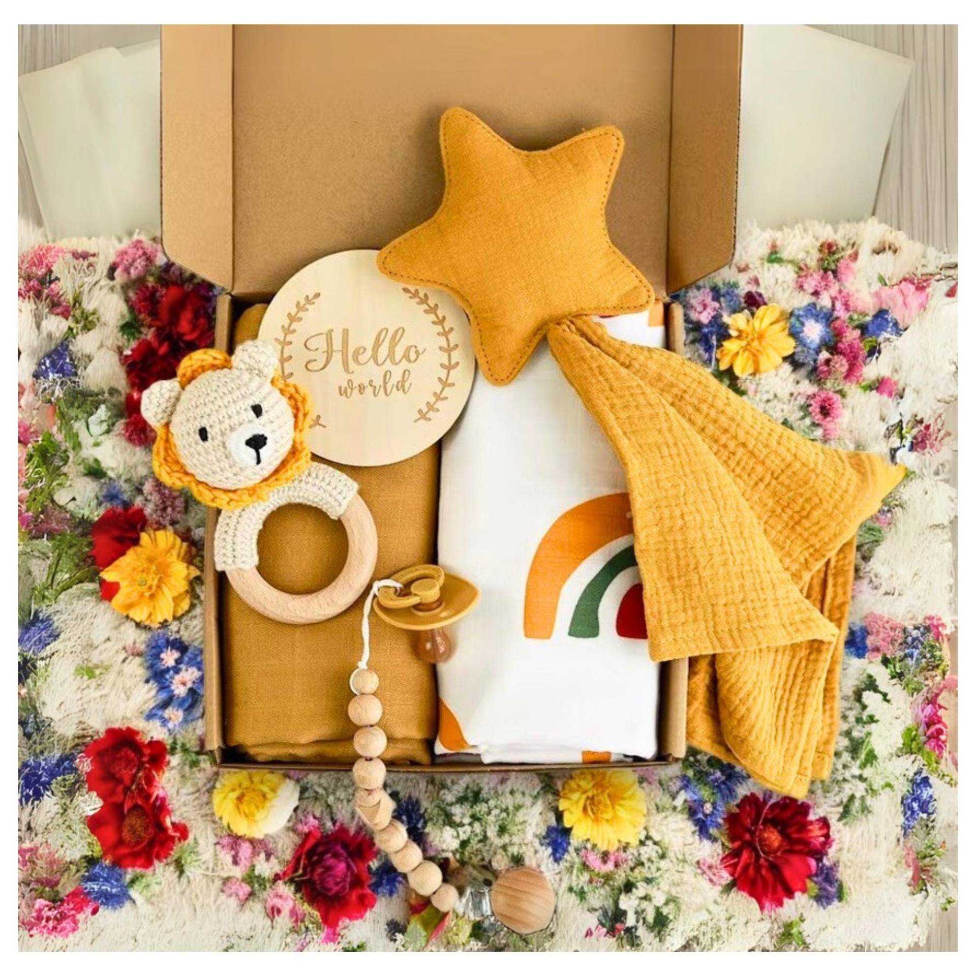 Neugeborenen Baby Care Paket, Babypartygeschenk, Geschenkbox, Postpartum Geschenk Für Mama, Neue Mutter Geschenkbox von HollowShopGoods