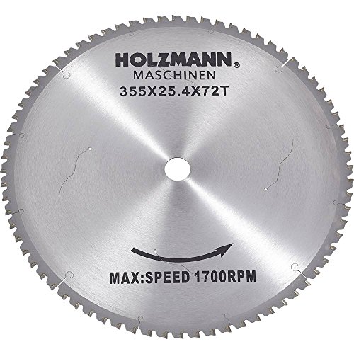 Holzmann Maschinen MKS355SB MKS355SB Hartmetall Kreissägeblatt 355 x 25.4 mm Zähneanzahl: 72 1 St. von Holzmann Maschinen