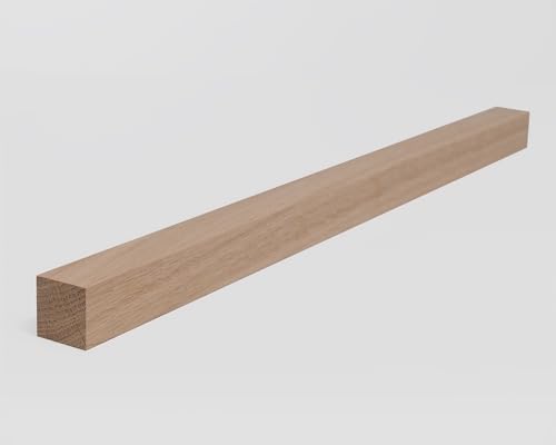 Holzleiste - Eiche gehobelt - 20 x 20 x 350-1000mm (20 x 20 x 500mm) von Homry