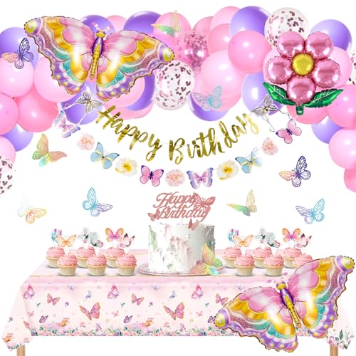 Butterfly Pink Party Decors von Homarkable