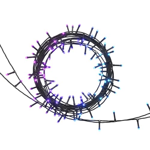 Hombli Lichterkette CCT & RGB - 20M - Innen & Außenbeleuchtung - Christbaumbeleuchtung - Weihnachtsbeleuchtung - Mit App-Funktion - Kompatibel mit Alexa & Google - Mehrfarbig von Hombli