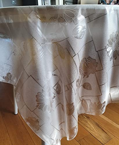 PVC Tischdecke Transparente, Geprüfter Tischschutz, pflegeleicht und abwischbar, Eckig 140 x 180 cm von Home Direct