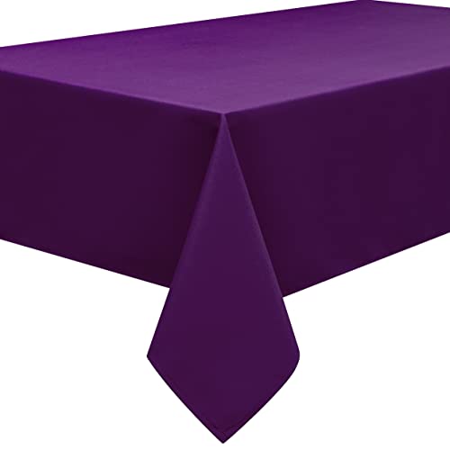 Qualitäts Tischdecke Textil Eckig 140 x 240cm, Violett(140 x 240cm, Violett) von Home Direct