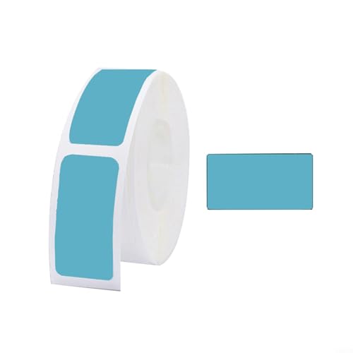 Thermo-Etiketten für Zuhause und Büro, Drucker-Aufkleberpapier, 210 Etiketten (blau) von Homefurnishmall