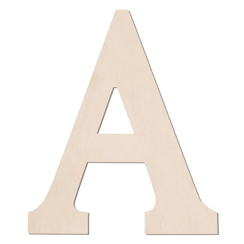 Große griechische Holzbuchstaben, 43,2 cm, große griechische Holzbuchstaben A Alpha Ausschnitte, Alphabet, bemalbare Holzbuchstaben für Wanddekoration, Malerei, Handwerk, griechisches Thema, von Homenthus