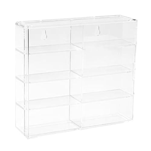 Aufbewahrungsbox für Automodelle, höhenverstellbar, große Kapazität, PS-Material transparent, Organizer für Automodelle, Sammlungsdisplay von Homepatche