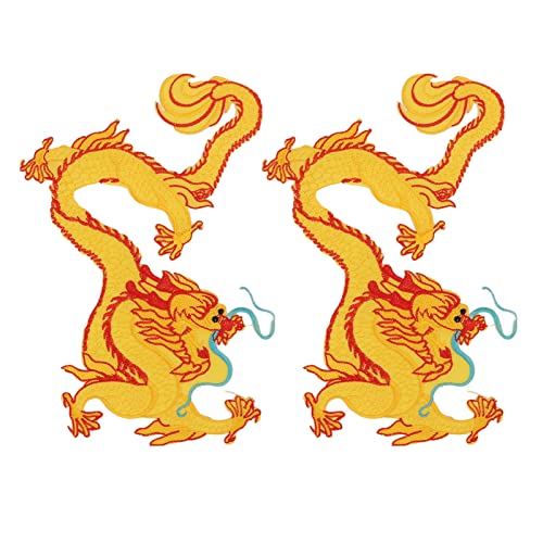 Drachen-Aufnäher, elegante Näh-Aufkleber für selbstgemachte chinesische Drachen-Kostümtaschen von Homepatche