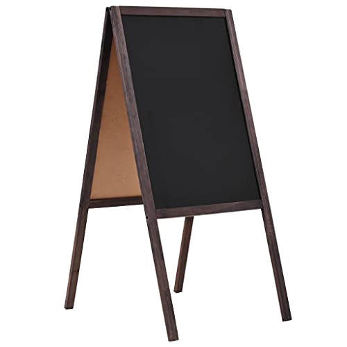 Homgoday Mobili Doppelseitige Tafel mit Staffelei aus Zedernholz, 40 x 60 cm, Dekoration für Möbel, für Innen- und Außenbereiche, für Wohnzimmer und Büro von Homgoday