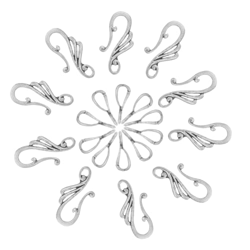 Homoyoyo 10 Sätze Schmuck Toggle Verschlüsse aus Metall DIY Schmuckverbinder für Armband und Ohrring Langlebige Zinklegierung Einfache Montage für Schmuckherstellung und Reparatur Homoyoyo 10 Sätze Schmuck Toggle Verschlüsse aus Metall DIY Schmuckverbinder für Armband und Ohrring Langlebige Zinklegierung Einfache Montage für Schmuckherstellung und Reparatur von Homoyoyo