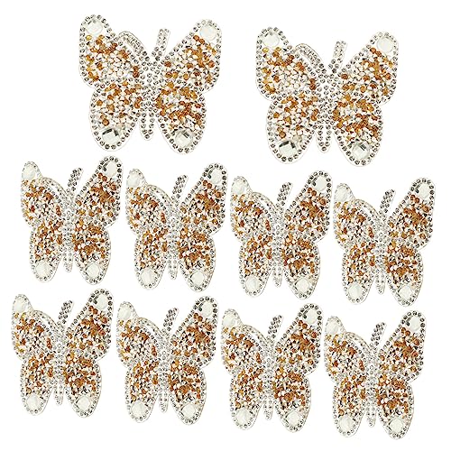 Homoyoyo 10 Stück Strass Hilfsmaterialien Strass Applikation Reparaturflicken Schmetterlings Applikationen Schmetterlings Aufnäher Applikationen Für Kleidung Aufnäher Homoyoyo 10 Stück Strass Hilfsmaterialien Strass Applikation Reparaturflicken Schmetterlings Applikationen Schmetterlings Aufnäher Applikationen Für Kleidung Aufnäher von Homoyoyo