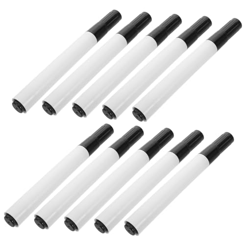 Homoyoyo 10 Stück Teiliges Whiteboard Marker Weiß Abwischbare Wasserfeste Stifte mit Flüssigem Tintenfluss Rund Spitze Glatte für Planung und Unterricht Leicht zu Reinigen Homoyoyo 10 Stück Teiliges Whiteboard Marker Weiß Abwischbare Wasserfeste Stifte mit Flüssigem Tintenfluss Rund Spitze Glatte für Planung und Unterricht Leicht zu Reinigen von Homoyoyo