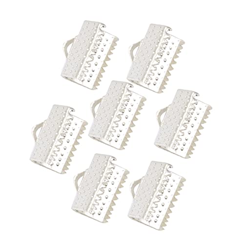 Homoyoyo 100 Stück Mazi-Schnallen strukturierte Crimp-Endklemmen Armbandverschlüsse und Verschlüsse Crimpen Crimpverbinder klemmzange bastelzeug Schnur endet Verschlussverschlüsse Silver Homoyoyo 100 Stück Mazi-Schnallen strukturierte Crimp-Endklemmen Armbandverschlüsse und Verschlüsse Crimpen Crimpverbinder klemmzange bastelzeug Schnur endet Verschlussverschlüsse Silver von Homoyoyo
