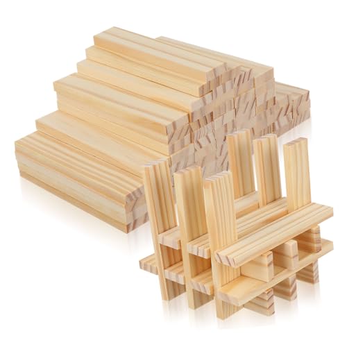 Homoyoyo 100 Stück Unbehandelte Holzbauklötze Robuste Stäbe für DIY Kunstprojekte Holzbausteine für Partys und Klassenzimmer Homoyoyo 100 Stück Unbehandelte Holzbauklötze Robuste Stäbe für DIY Kunstprojekte Holzbausteine für Partys und Klassenzimmer von Homoyoyo