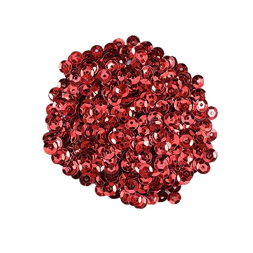Homoyoyo 1000Stücke Pailletten Lose Pailletten für DIY Bastelarbeiten Hochzeitsdekoration Schmuckherstellung Handtaschen Glänzende Zubehörteile Rot Homoyoyo 1000Stücke Pailletten Lose Pailletten für DIY Bastelarbeiten Hochzeitsdekoration Schmuckherstellung Handtaschen Glänzende Zubehörteile Rot von Homoyoyo