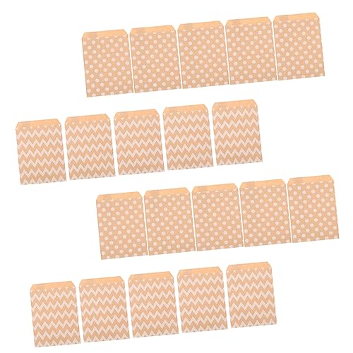 Homoyoyo 100Stücke Kraftpapierbeutel für Geburtstagsfeiern Süßigkeiten Snackverpackung für Hochwertige Langlebige Papiertüten für Kinderpartys Wellenmuster Homoyoyo 100Stücke Kraftpapierbeutel für Geburtstagsfeiern Süßigkeiten Snackverpackung für Hochwertige Langlebige Papiertüten für Kinderpartys Wellenmuster von Homoyoyo
