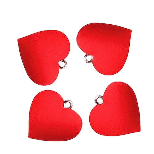 Homoyoyo 10Stücke Rote Herz Ohrring Anhänger Zubehör Für DIY Schmuckherstellung Langlebig Und Vielseitig Für Halsketten Armbänder Und Bastelprojekte Homoyoyo 10Stücke Rote Herz Ohrring Anhänger Zubehör Für DIY Schmuckherstellung Langlebig Und Vielseitig Für Halsketten Armbänder Und Bastelprojekte von Homoyoyo