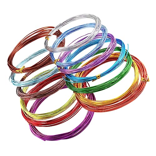 Homoyoyo 12Rollen Buntes Aluminium Schmuckdraht für DIY Bastelprojekte Flexibel Leicht für Drahtweben Perlensticken und Kreative Dekorationen pro Farben Homoyoyo 12Rollen Buntes Aluminium Schmuckdraht für DIY Bastelprojekte Flexibel Leicht für Drahtweben Perlensticken und Kreative Dekorationen pro Farben von Homoyoyo