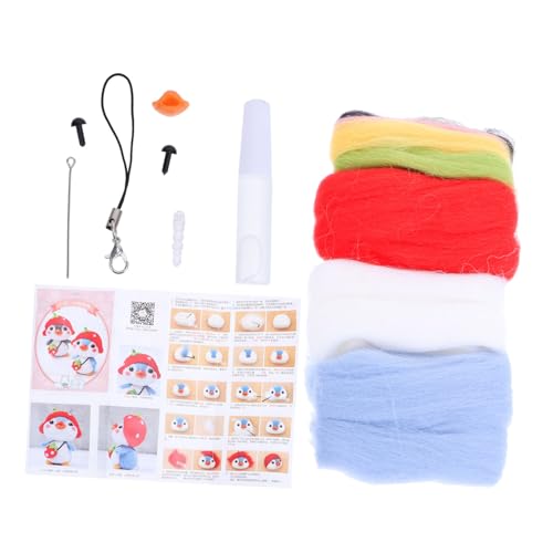 Homoyoyo 1Satz DIY Nadelfilzset für Anfänger Filzen von Pinguinen und Zubehör für Aktivitäten Homoyoyo 1Satz DIY Nadelfilzset für Anfänger Filzen von Pinguinen und Zubehör für Aktivitäten von Homoyoyo