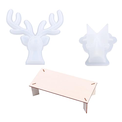 Homoyoyo 1Satz Geweihförmige Silikonform DIY Gießform für Dekoration für Weihnachtsornamente und Ohrringhalter Hochwertigem Langlebigem Silikon Kleiner Homoyoyo 1Satz Geweihförmige Silikonform DIY Gießform für Dekoration für Weihnachtsornamente und Ohrringhalter Hochwertigem Langlebigem Silikon Kleiner von Homoyoyo