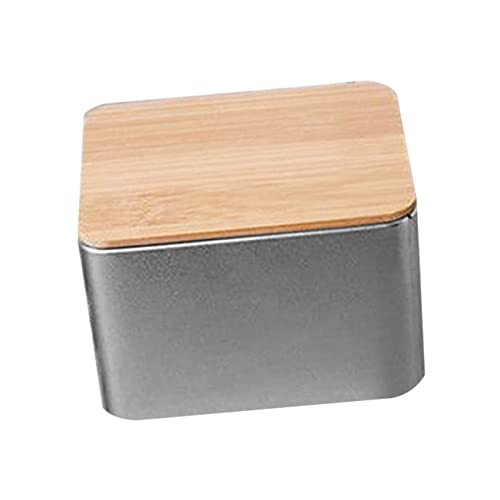 Homoyoyo 1Stück Bambusdeckel Aufbewahrungsbox für Münzen Süßigkeiten und Schlüssel Quadratische Desktop Organizer Box Stabilem Blech für Snacks Homoyoyo 1Stück Bambusdeckel Aufbewahrungsbox für Münzen Süßigkeiten und Schlüssel Quadratische Desktop Organizer Box Stabilem Blech für Snacks von Homoyoyo
