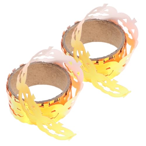 Homoyoyo 2 Rollen Halloween Geschenkband mit Zartem Kürbis Klebeband für Scrapbooking Tagebuch Vielseitig Verwendbar Selbstklebend Dekorativ Halloween Deko Homoyoyo 2 Rollen Halloween Geschenkband mit Zartem Kürbis Klebeband für Scrapbooking Tagebuch Vielseitig Verwendbar Selbstklebend Dekorativ Halloween Deko von Homoyoyo