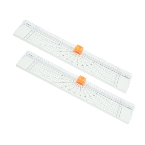 Homoyoyo 2 Stück Papierschneider mit Faltbarem Lineal Präziser und Kompakter Papier Trimmer für Scrapbooking Fotos Etiketten Diy Bastelarbeiten Platzsparend und Sicher Weiß Homoyoyo 2 Stück Papierschneider mit Faltbarem Lineal Präziser und Kompakter Papier Trimmer für Scrapbooking Fotos Etiketten Diy Bastelarbeiten Platzsparend und Sicher Weiß von Homoyoyo