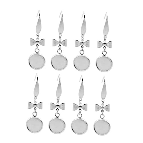 Homoyoyo 20 Stück DIY Ohrschmuck Metallplatten Ohrstecker Basistrays für Schmuckherstellung Innendurchmesser Robuste Ohrringe Zubehör für Frauen Silberne Ohrhaken Homoyoyo 20 Stück DIY Ohrschmuck Metallplatten Ohrstecker Basistrays für Schmuckherstellung Innendurchmesser Robuste Ohrringe Zubehör für Frauen Silberne Ohrhaken von Homoyoyo