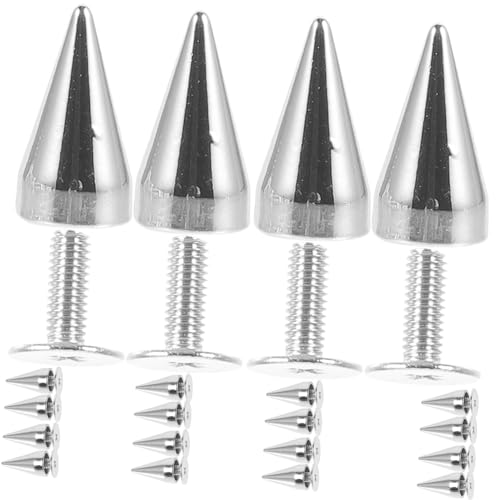 Homoyoyo 20 Stück Metall Kegelspitzen Nieten Punk Zubehör für DIY Leder Taschen Schuhe Kleidung Rostfrei Verformungsbeständig Vintage Dekoration für Handwerk und Bekleidung Homoyoyo 20 Stück Metall Kegelspitzen Nieten Punk Zubehör für DIY Leder Taschen Schuhe Kleidung Rostfrei Verformungsbeständig Vintage Dekoration für Handwerk und Bekleidung von Homoyoyo