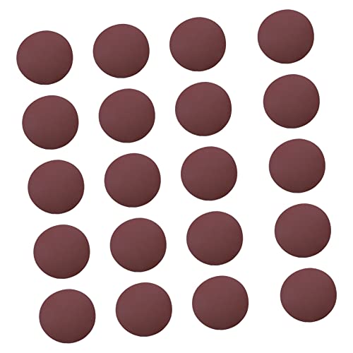 Homoyoyo 20St Sandpapier Polierschleifpapier runde Schleifpapiere Haken und Schleifpapier polierpads polishing pad Auto Schleifpapier nasses trockenes Schleifpapier Sandmaterial rot von Homoyoyo