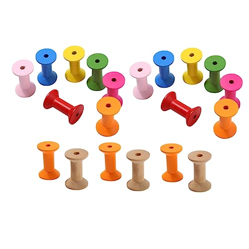 Homoyoyo 20Stücke Unfertige Holzspulen Für DIY Handwerk Hochwertige Fadenspulen Holz Für Bastelprojekte Und Modellbau Langlebig Und Homoyoyo 20Stücke Unfertige Holzspulen Für DIY Handwerk Hochwertige Fadenspulen Holz Für Bastelprojekte Und Modellbau Langlebig Und von Homoyoyo
