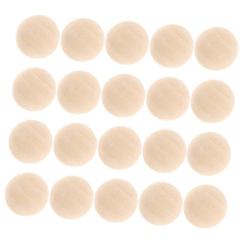 Homoyoyo 24 Stück Unbehandelte Holzperlen Halbkugeln für DIY Bastelprojekte Naturholz Kugeln zum Dekorieren Unvollendete Holzperlen für Handwerksideen Homoyoyo 24 Stück Unbehandelte Holzperlen Halbkugeln für DIY Bastelprojekte Naturholz Kugeln zum Dekorieren Unvollendete Holzperlen für Handwerksideen von Homoyoyo
