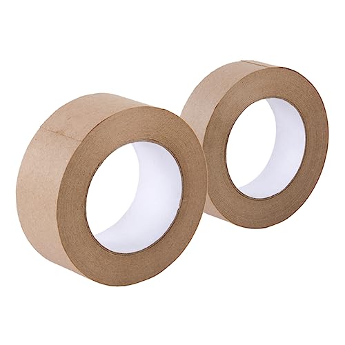 Homoyoyo 2Rolle Kraftpapier Klebeband Wasseraktiviertes Umweltfreundliches Verpackungsband Für DIY Und Versiegeln Von Bilderrahmen Und Paketen Homoyoyo 2Rolle Kraftpapier Klebeband Wasseraktiviertes Umweltfreundliches Verpackungsband Für DIY Und Versiegeln Von Bilderrahmen Und Paketen von Homoyoyo