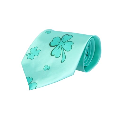 Homoyoyo 2er Set Kleeblatt Krawatte Und Fliege Für St Patrick's Day – Glücksbringer Kostüm Accessoires in Grün Für Männer - Perfekte Party-Outfits Und Feierlichkeiten von Homoyoyo