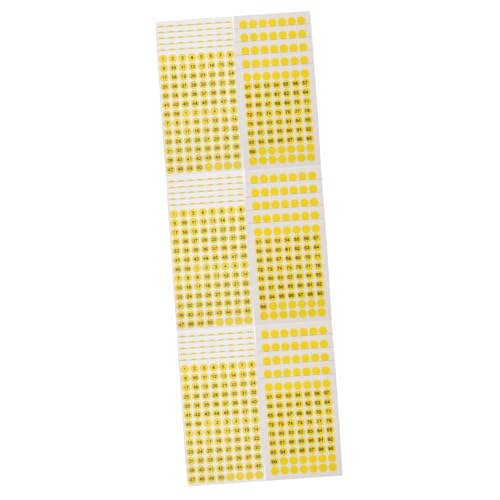 Homoyoyo 3 Sätze Nummernaufkleber Etiketten Runde Durchsichtige Aufkleber Vinyl Kreis Nummern Aufkleber Zahlenaufkleber Aufkleber Beschriftungen Nummerierte Aufkleber Yellow 10 Blätter * 3 Homoyoyo 3 Sätze Nummernaufkleber Etiketten Runde Durchsichtige Aufkleber Vinyl Kreis Nummern Aufkleber Zahlenaufkleber Aufkleber Beschriftungen Nummerierte Aufkleber Yellow 10 Blätter * 3 von Homoyoyo