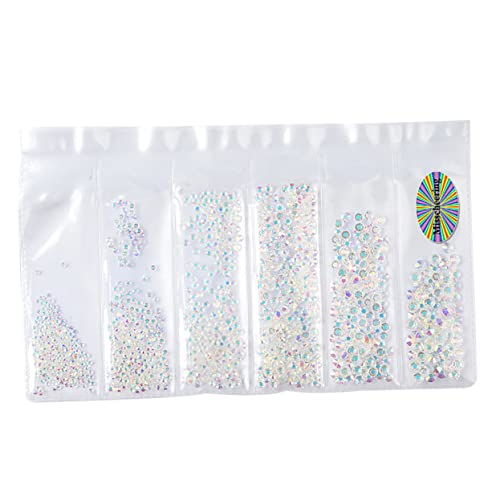 Homoyoyo 3D Nagelsteine Aufkleber Set Mit 1364 Pcs Bunten Kristallen Und Strass Für Kreative Nagelkunst - DIY Maniküre Dekorationen Für Frauen Und Mädchen - Glitzernde Nagelschmuck von Homoyoyo