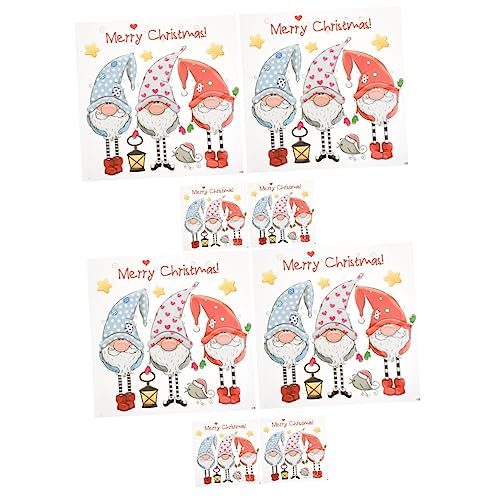 Homoyoyo 4 Bögen Weihnachtswichtel Aufbügel-Patches - Merry Christmas Gnome Heat Transfers Für DIY Kleidung T Shirts Jeans Und Kissenbezüge Gnome Design Aufkleber Für Festliche von Homoyoyo