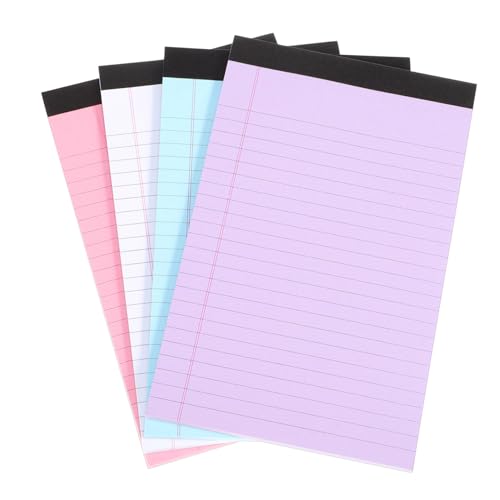 Homoyoyo 4 Stück Farbiges College Liniertes Notizblock Teilig Leicht Abreißbar Schreibblock Memo Pads Für Schule Büro Kreative Notizen Homoyoyo 4 Stück Farbiges College Liniertes Notizblock Teilig Leicht Abreißbar Schreibblock Memo Pads Für Schule Büro Kreative Notizen von Homoyoyo