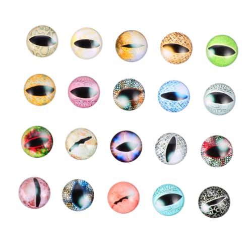Homoyoyo 40 Stück Cabochons Tieraugen Gewölbt für Schmuckherstellung Bastelbedarf Selbstgemacht Kunsthandwerk Homoyoyo 40 Stück Cabochons Tieraugen Gewölbt für Schmuckherstellung Bastelbedarf Selbstgemacht Kunsthandwerk von Homoyoyo