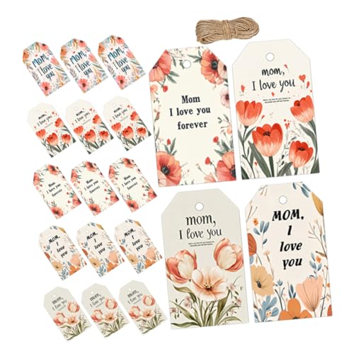 Homoyoyo 50 Stück Geschenkanhänger Muttertag aus Robustem Dickem Papier mit Elegantem Vintage Design Juteseil Kleine Danke Anhänger für Geschenkverpackungen zu Muttertag Lehrertag Homoyoyo 50 Stück Geschenkanhänger Muttertag aus Robustem Dickem Papier mit Elegantem Vintage Design Juteseil Kleine Danke Anhänger für Geschenkverpackungen zu Muttertag Lehrertag von Homoyoyo
