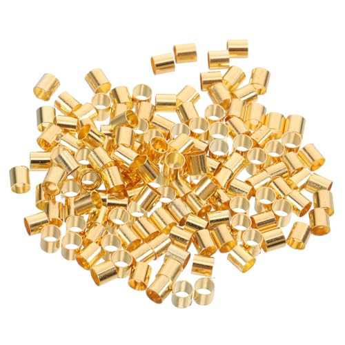Homoyoyo 500 Stück Positionierungsrohr aus Kupfer Schnur-Crimp-Endspitzen Bandende Verschlussspitzen Armband -Endkappen Karabinerverschlüsse Quetschperlen für die Schmuckherstellung Golden Homoyoyo 500 Stück Positionierungsrohr aus Kupfer Schnur-Crimp-Endspitzen Bandende Verschlussspitzen Armband -Endkappen Karabinerverschlüsse Quetschperlen für die Schmuckherstellung Golden von Homoyoyo
