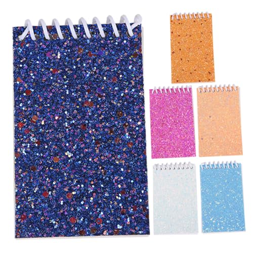 Homoyoyo 6 Stück Spiralnotizbücher mit Schimmerndem Pailletten Cover Dickes Papier Kleine Pocket Notebooks für Tägliche Planung Journaling Skizzieren und Notizen Unterwegs Homoyoyo 6 Stück Spiralnotizbücher mit Schimmerndem Pailletten Cover Dickes Papier Kleine Pocket Notebooks für Tägliche Planung Journaling Skizzieren und Notizen Unterwegs von Homoyoyo