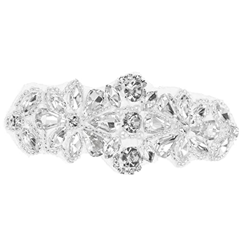 Homoyoyo Brautgürtel Strass Applikation mit Perlen Eleganter Nähpatch für Hochzeiten Partys und Engagements Glänzende Verzierungen für Kleider Taschen und Bastelarbeiten DIY Homoyoyo Brautgürtel Strass Applikation mit Perlen Eleganter Nähpatch für Hochzeiten Partys und Engagements Glänzende Verzierungen für Kleider Taschen und Bastelarbeiten DIY von Homoyoyo