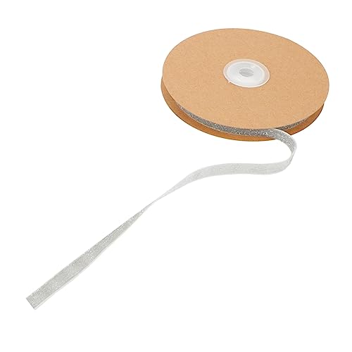 Homoyoyo Glitzerndes DIY Samtband Geschenkband für Nähen und Dekoration Silbergraues Bastelband für Geschenkverpackungen und Bühnenkostüme Leicht zu Schneiden und Vielseitig Einsetzbar Homoyoyo Glitzerndes DIY Samtband Geschenkband für Nähen und Dekoration Silbergraues Bastelband für Geschenkverpackungen und Bühnenkostüme Leicht zu Schneiden und Vielseitig Einsetzbar von Homoyoyo