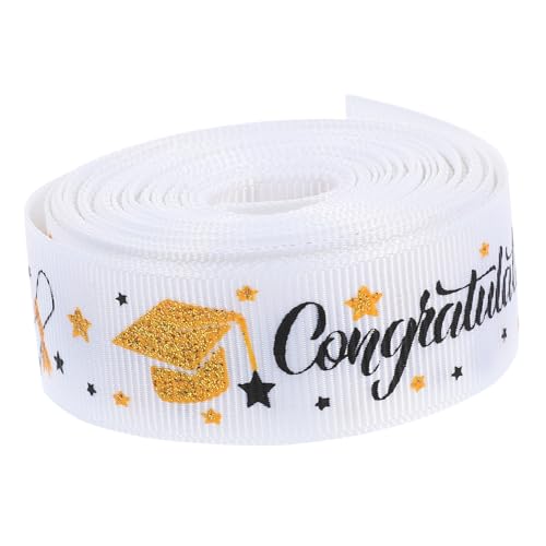 Homoyoyo Graduationssatinband Breit Geschenkband für Geschenkverpackung Partydekoration DIY Bastelbedarf Schleifen für Blumensträuße und Geschenkboxen Homoyoyo Graduationssatinband Breit Geschenkband für Geschenkverpackung Partydekoration DIY Bastelbedarf Schleifen für Blumensträuße und Geschenkboxen von Homoyoyo