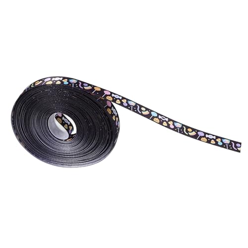 Homoyoyo Halloween Dekoband Polyester Geschenkband Schleifenband für DIY Basteln Blumenverpackung Partydeko Robust und Vielseitig Einsetzbar Homoyoyo Halloween Dekoband Polyester Geschenkband Schleifenband für DIY Basteln Blumenverpackung Partydeko Robust und Vielseitig Einsetzbar von Homoyoyo